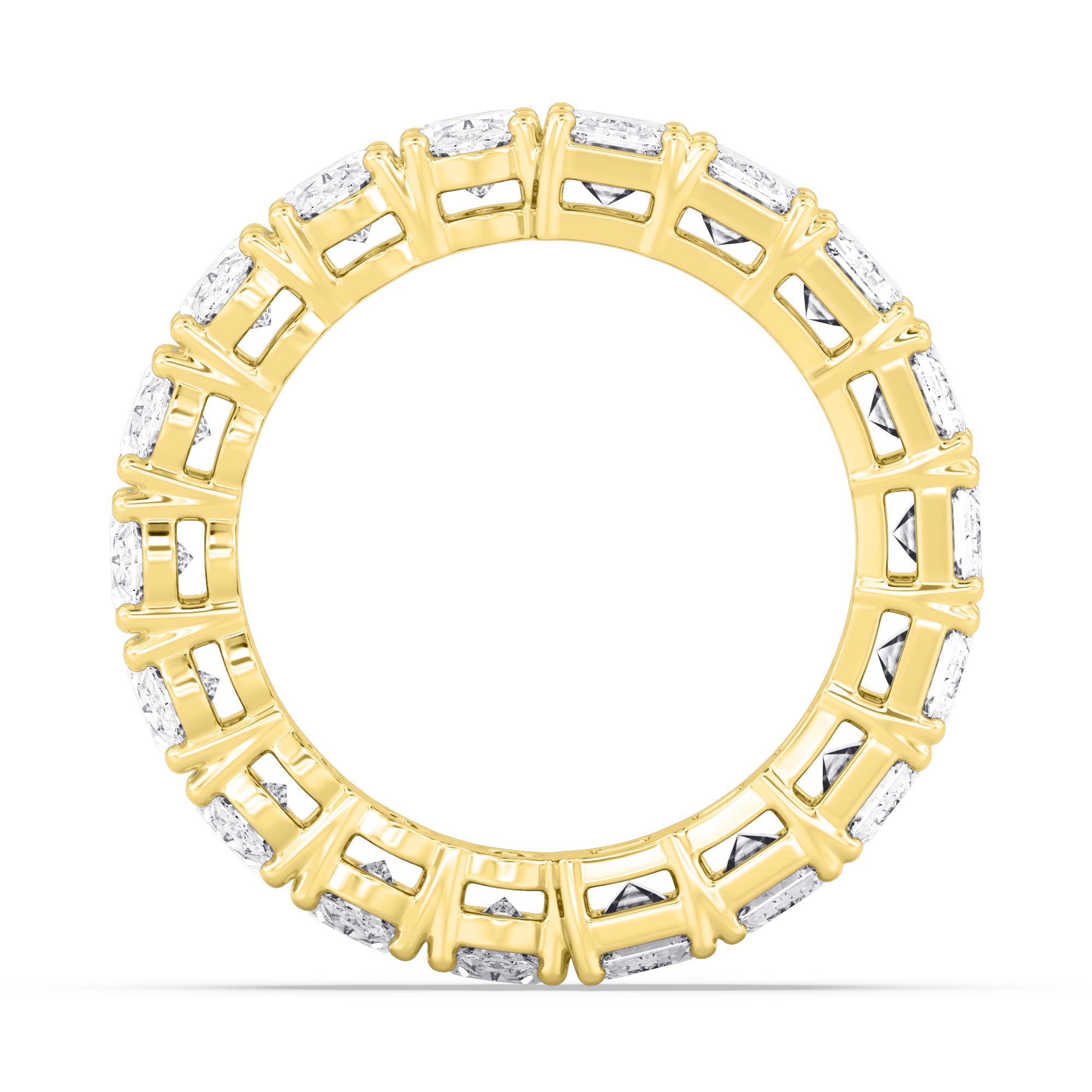 14K Yellow Gold Diamond Wedding Bands