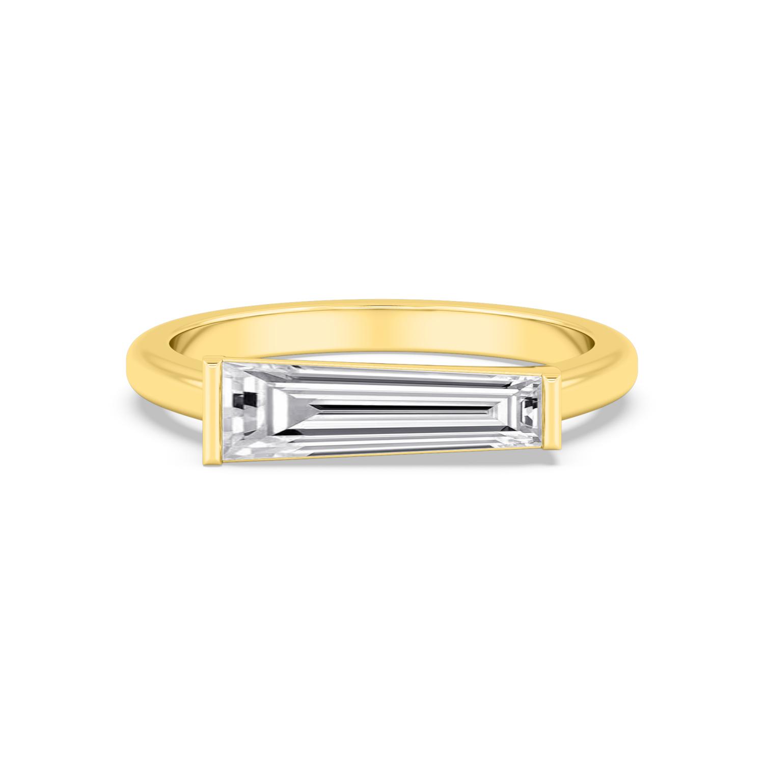14K Yellow Gold Diamond Ring