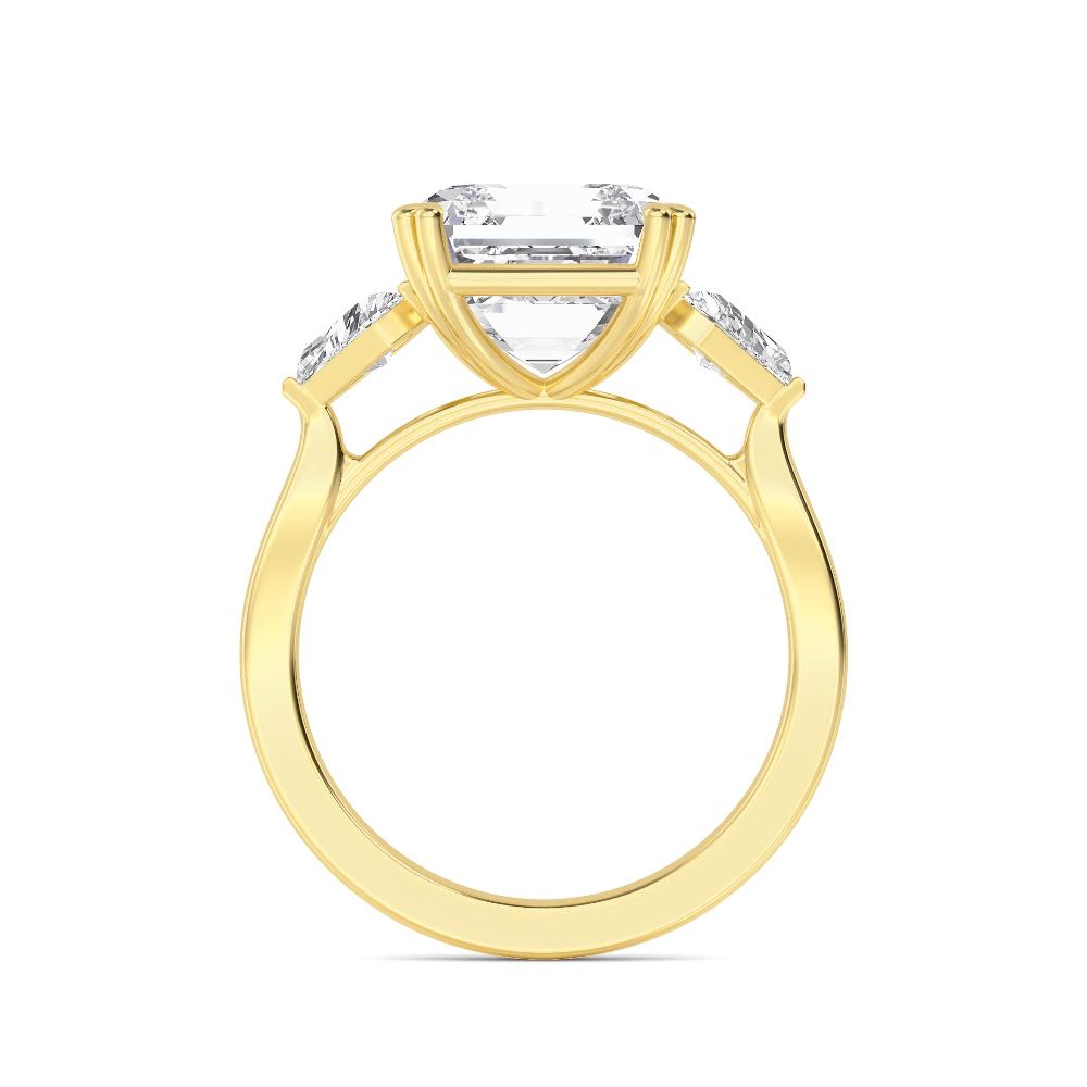 14K Yellow Gold Diamond Ring