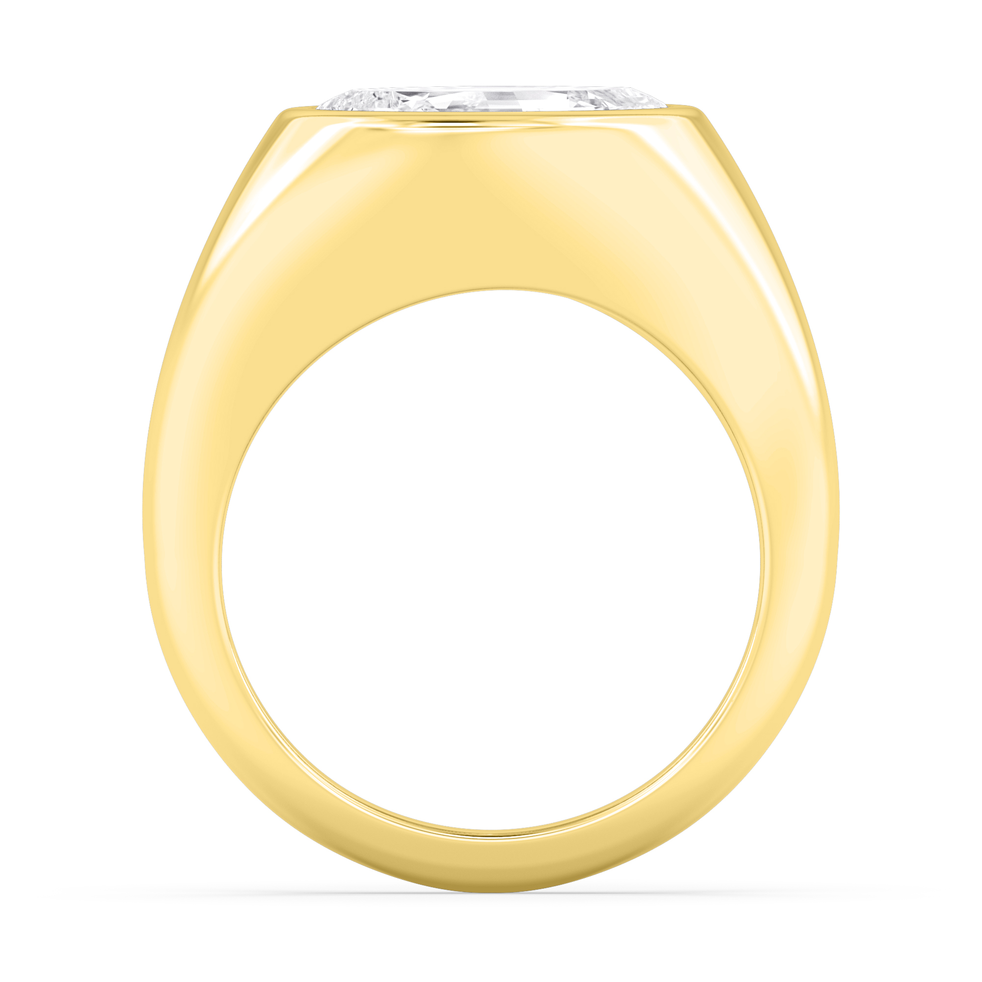 14K Yellow Gold Diamond Engagement Rings