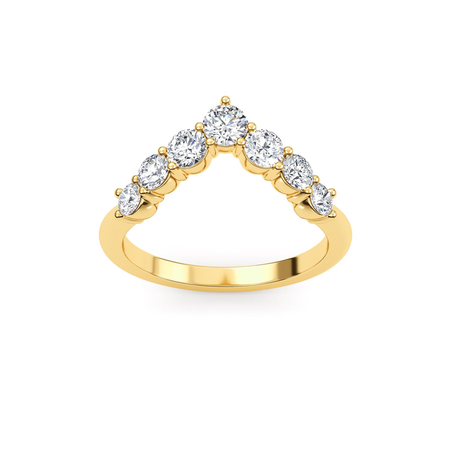 14K Yellow Gold Diamond Ring