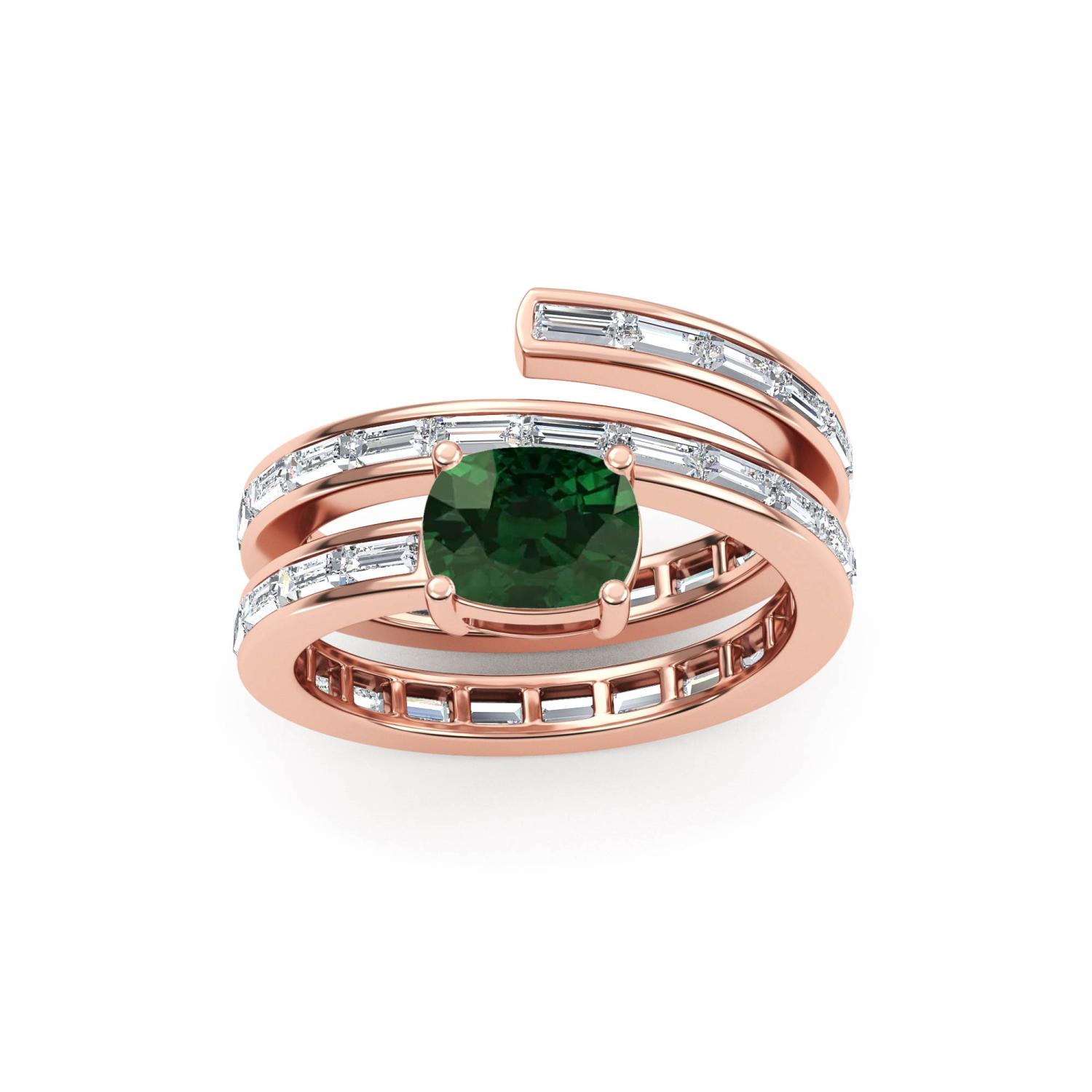 14K Yellow Gold Diamond Ring