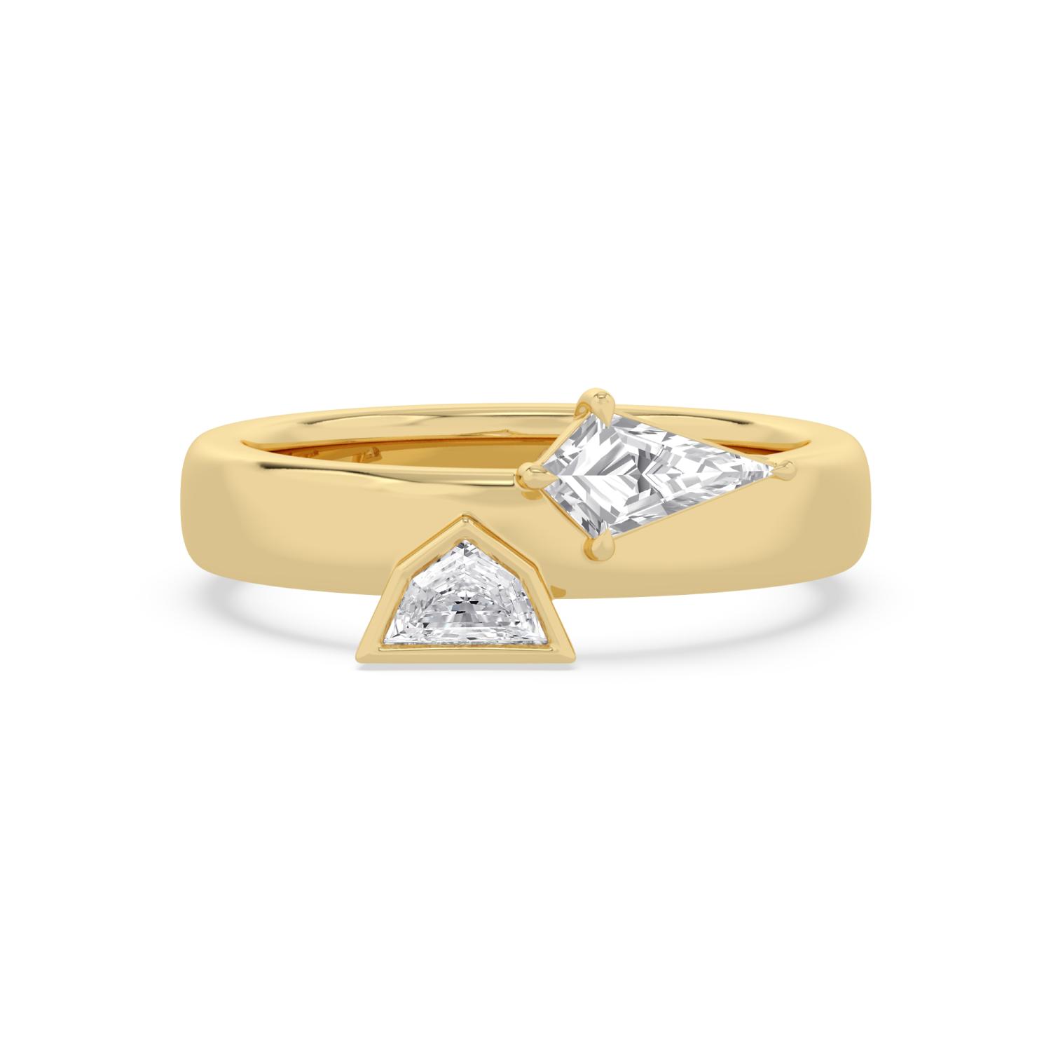 14K Yellow Gold Diamond Ring