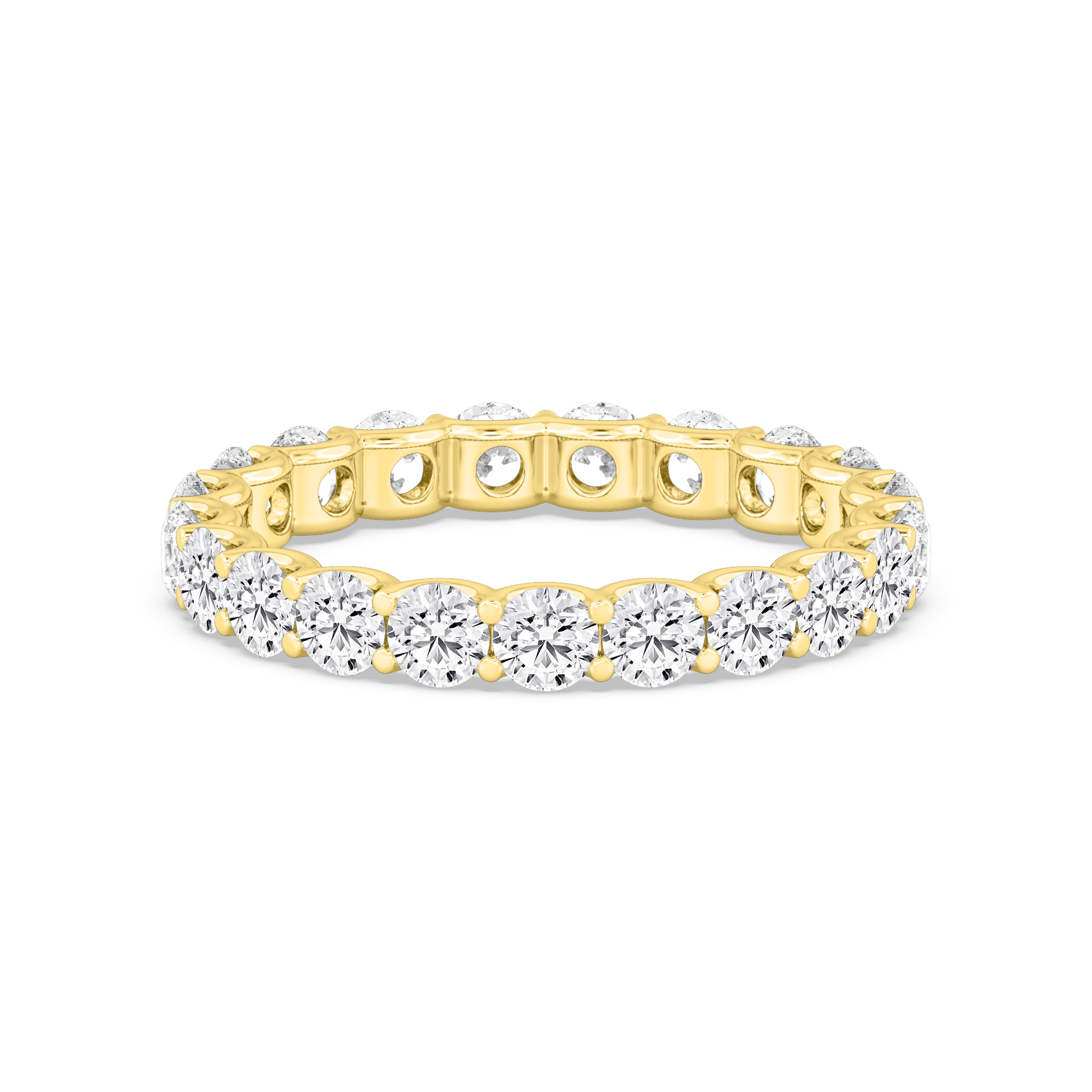 14K Yellow Gold Diamond Wedding Bands