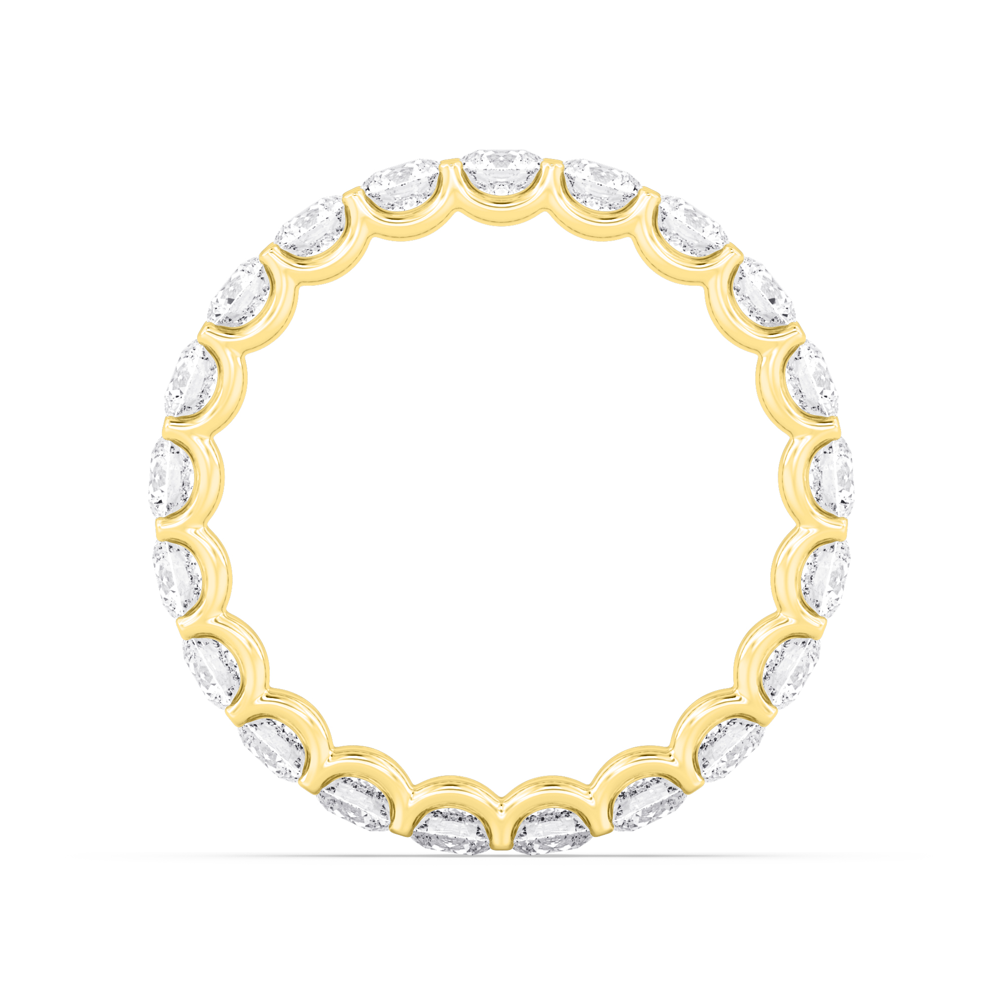 14K Yellow Gold Diamond Wedding Bands