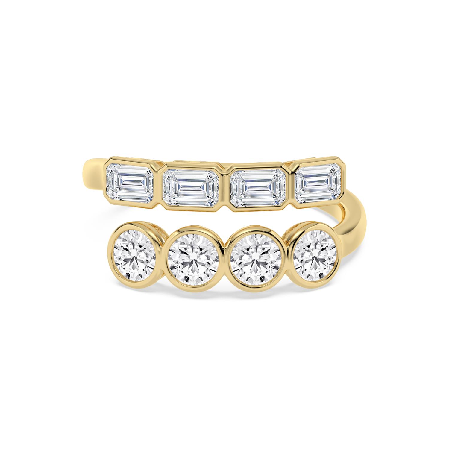 14K Yellow Gold Diamond Ring