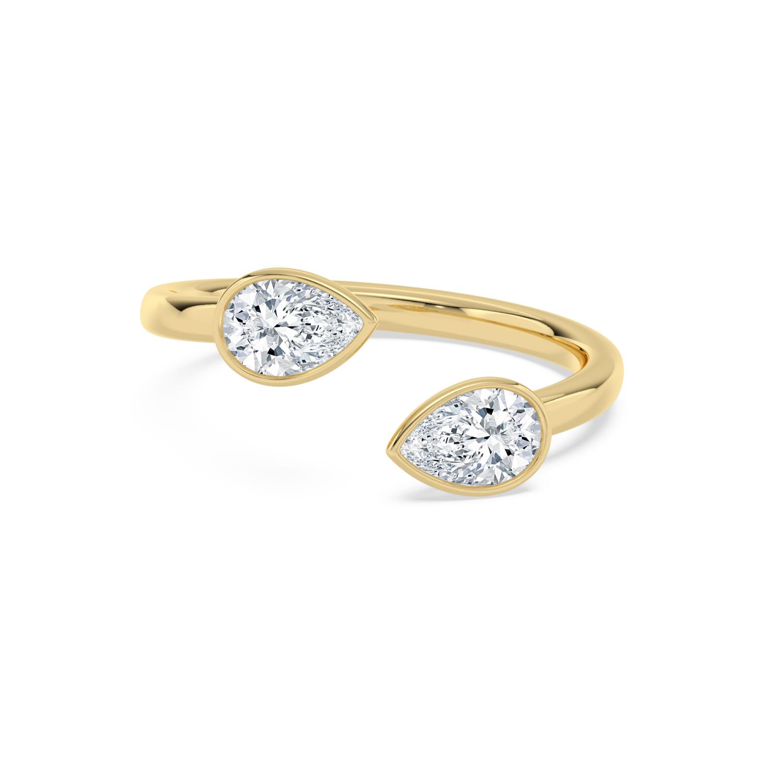 14K Yellow Gold Diamond Ring