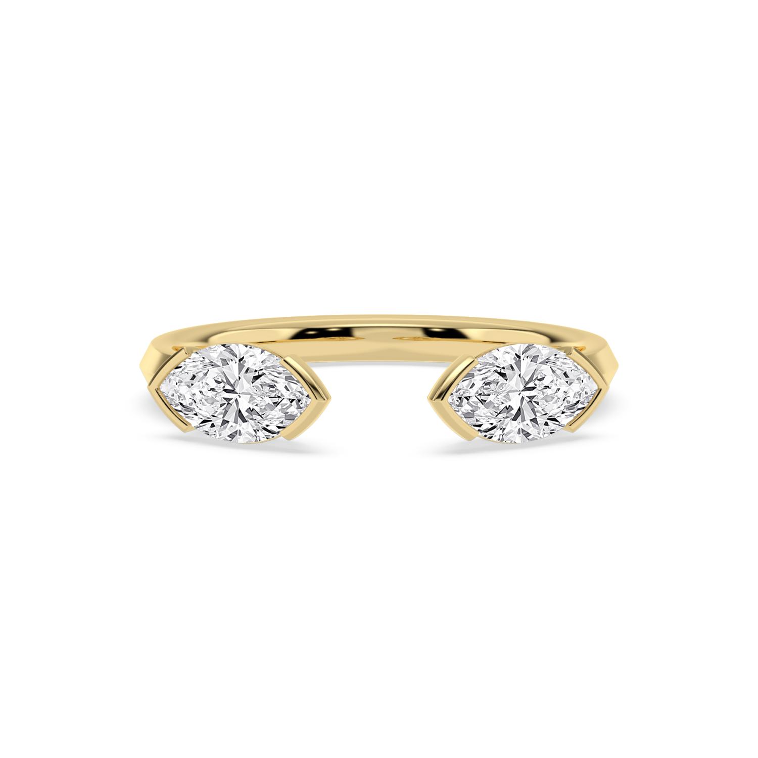 14K Yellow Gold Diamond Ring