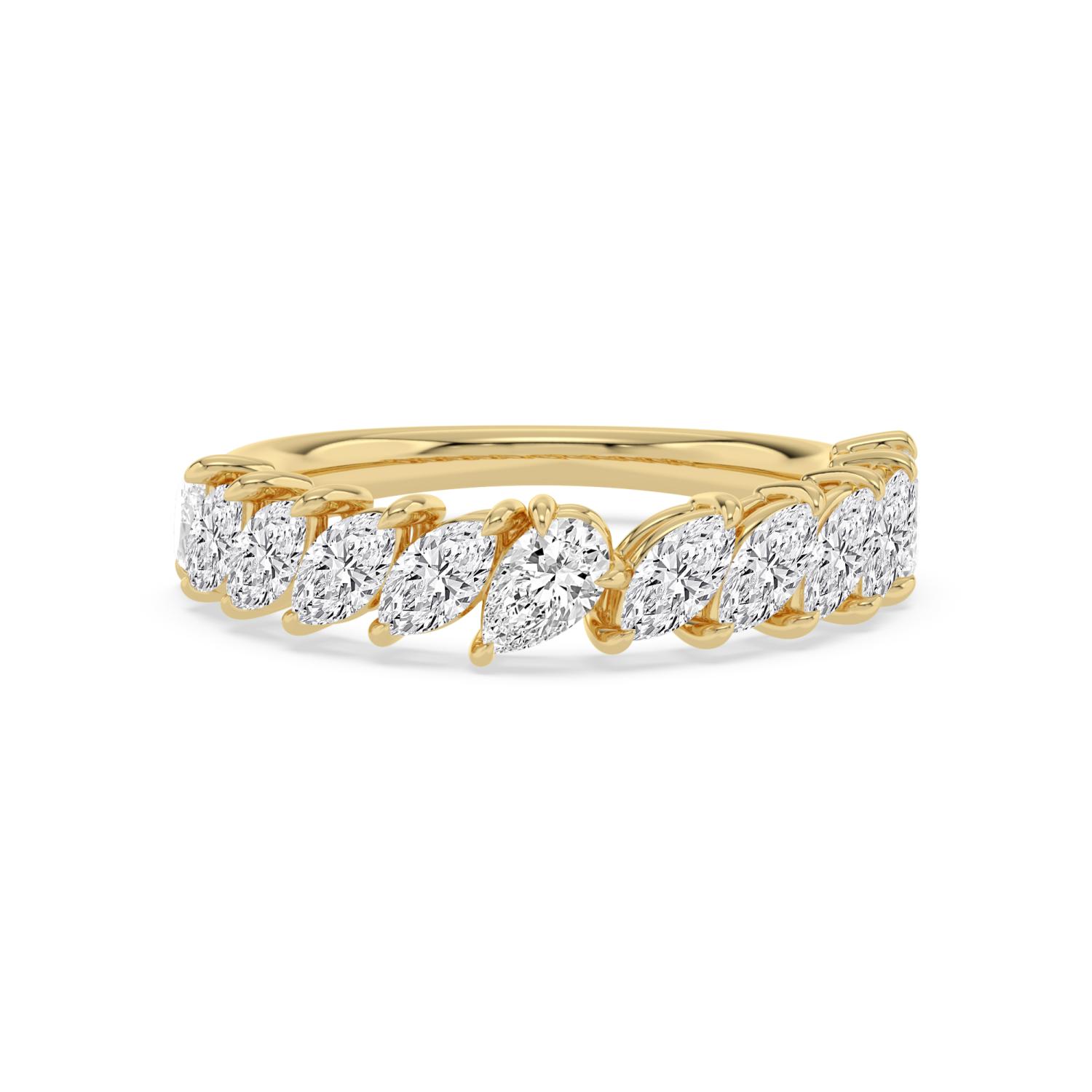 14K Yellow Gold Diamond Ring