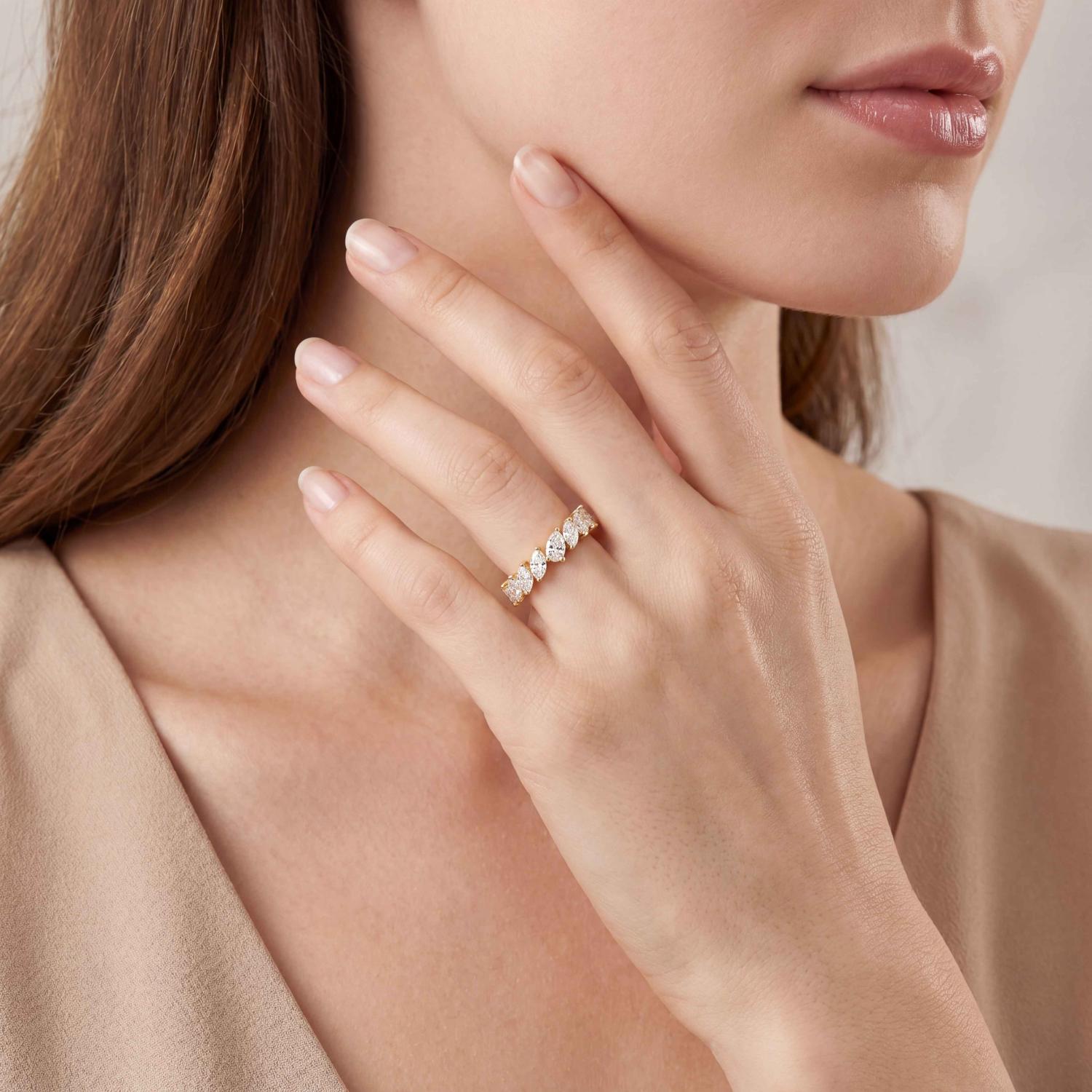 14K Yellow Gold Diamond Ring