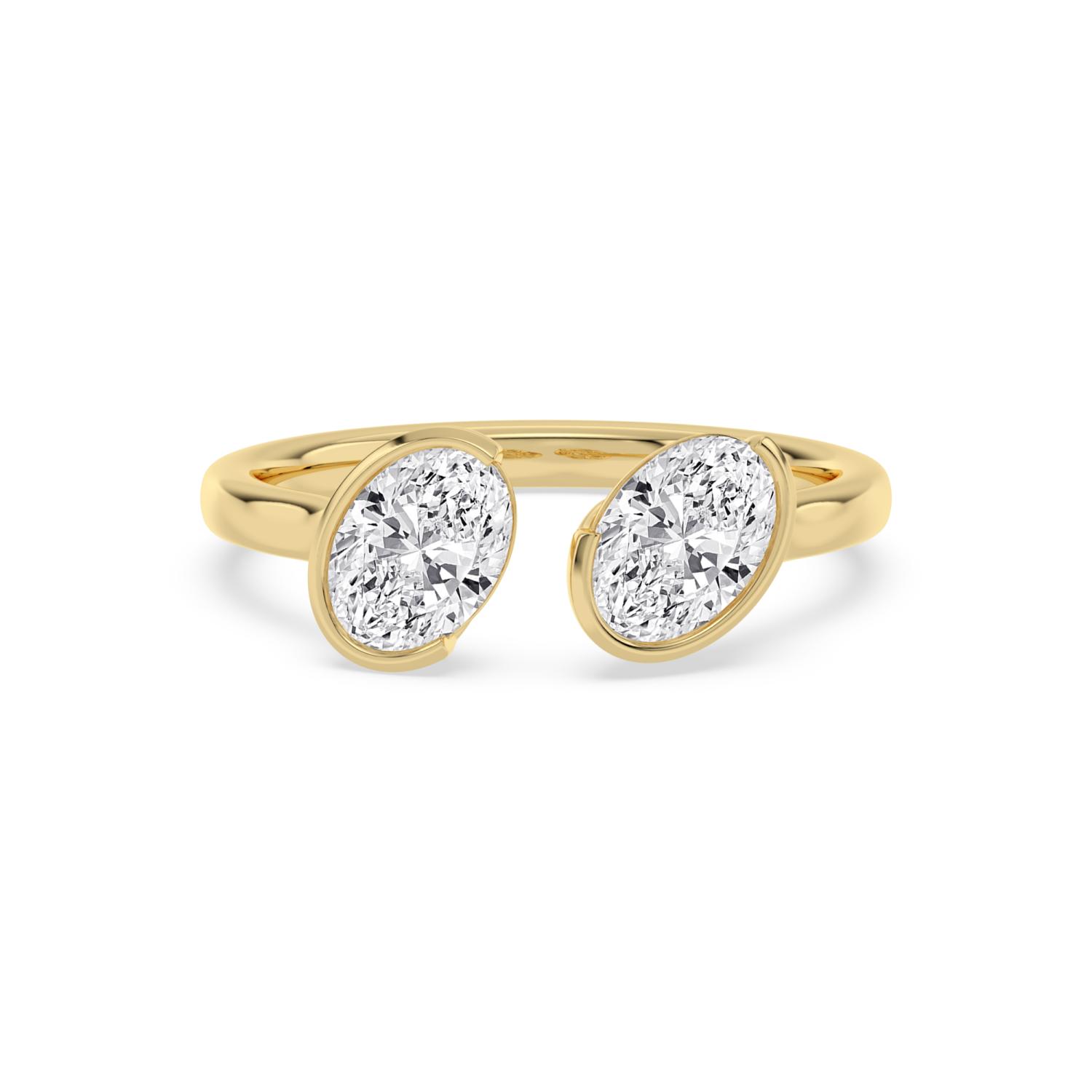 14K Yellow Gold Diamond Ring