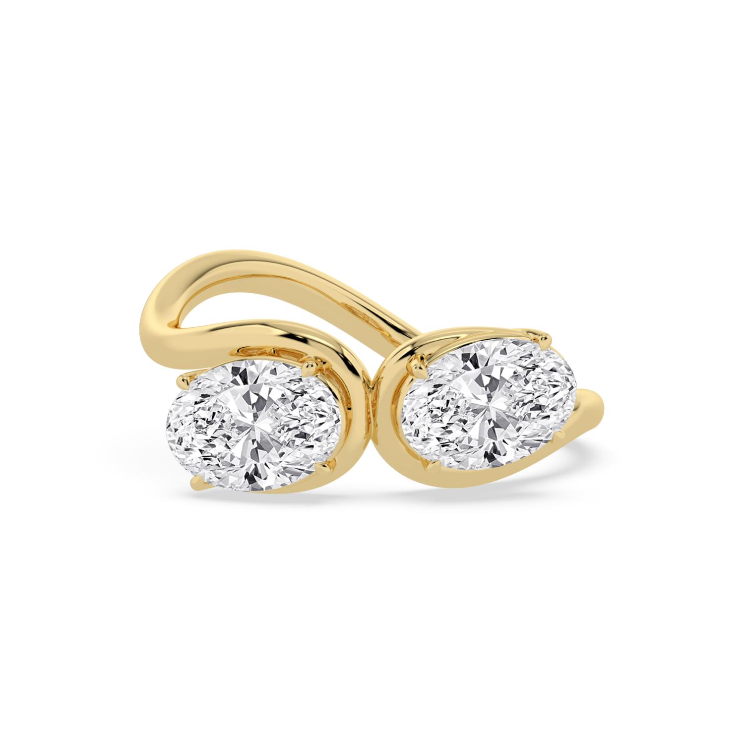 14K Yellow Gold Diamond Ring
