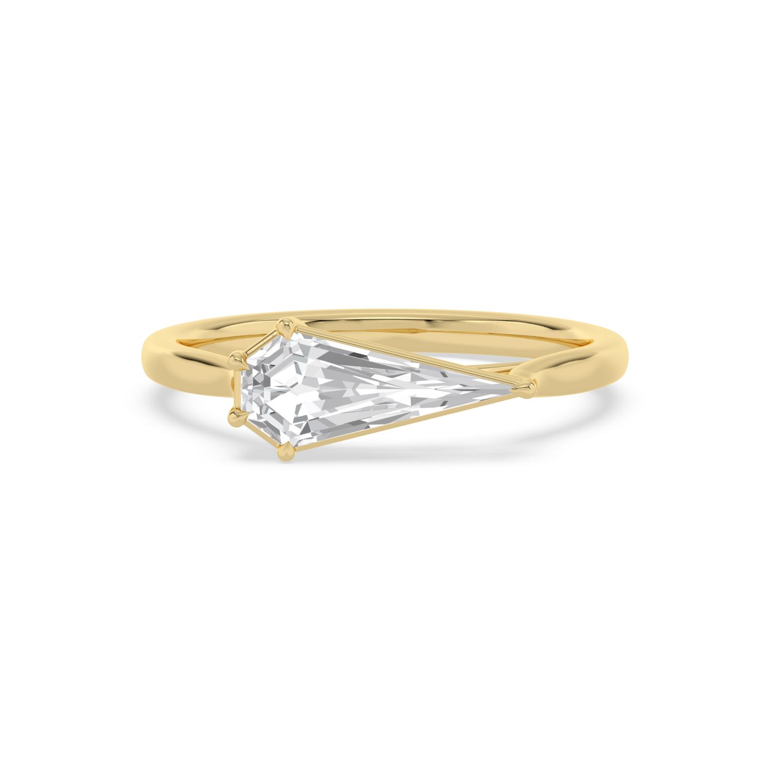 14K Yellow Gold Diamond Ring